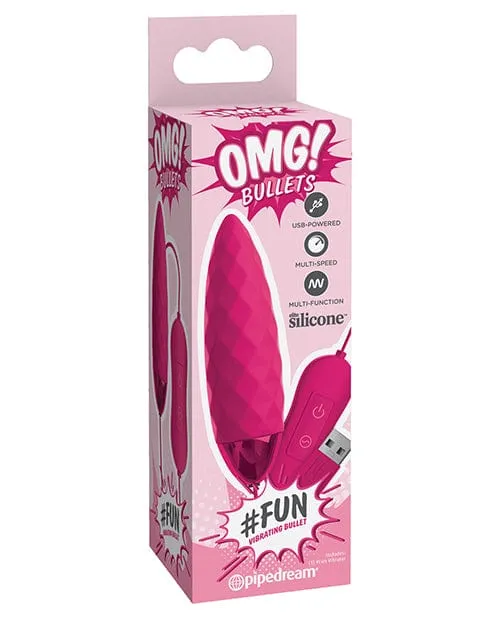 OMG Bullets Fun Fuchsia Pipedream Products Vibrators