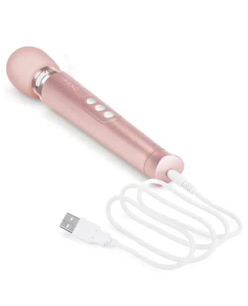 Petite Wand Massager by Le Wand in Rose Gold Le Wand Vibrators