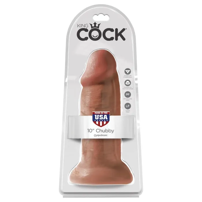 Pipedream Dildos King Cock 10 Chubby Tan Pipedream Dildos King Cock 10 Chubby Tan