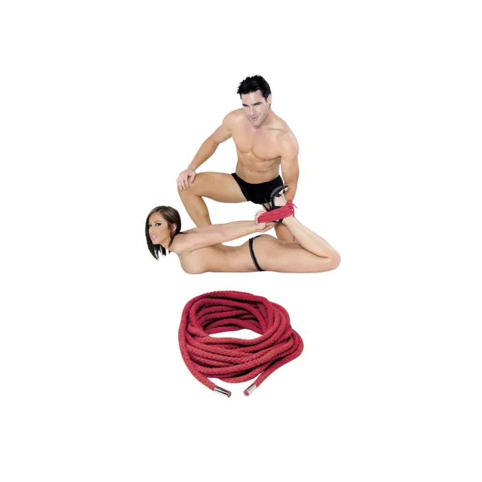 Pipedream Fetish Fantasy Series Japanese Silk Rope Red Couples Pipedream Fetish Fantasy Series Japanese Silk Rope Red Couples