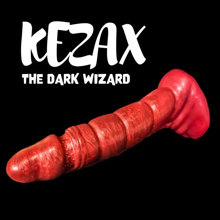 Premade Large Kezax Fade Valentine base and Blood Red tip Classic Firmness Kreature Adult Toys Vibrators Premade Large Kezax Fade Valentine base and Blood Red tip Classic Firmness Kreature Adult Toys Vibrators