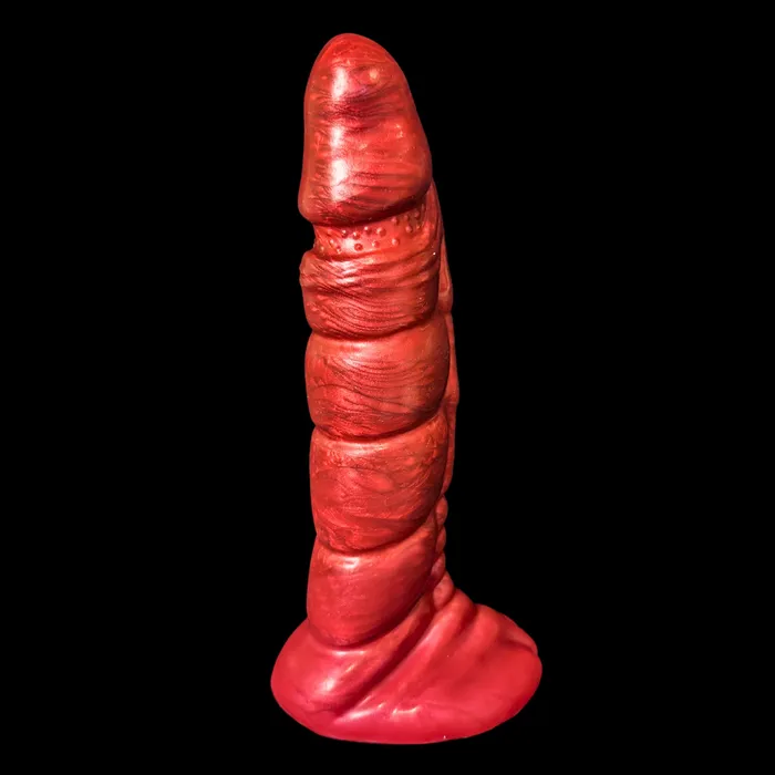 Premade Large Kezax Fade Valentine base and Blood Red tip Classic Firmness Kreature Adult Toys Vibrators
