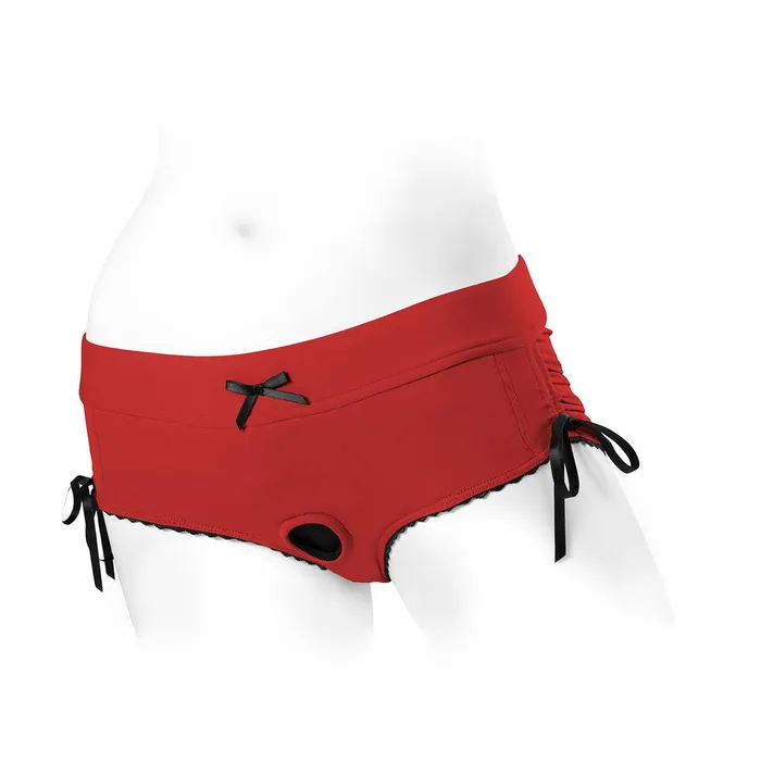 SpareParts Anal Spareparts Sasha Harness Red and Black