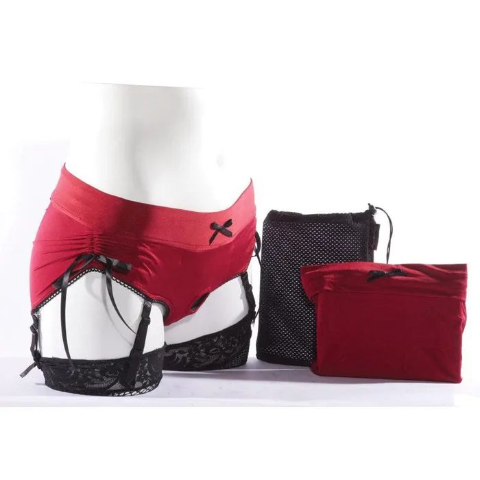 SpareParts Anal Spareparts Sasha Harness Red and Black