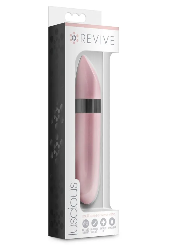 Vibrators BLUSH Blush Revive Luscious Multispeed Travel Vibe Vibrator