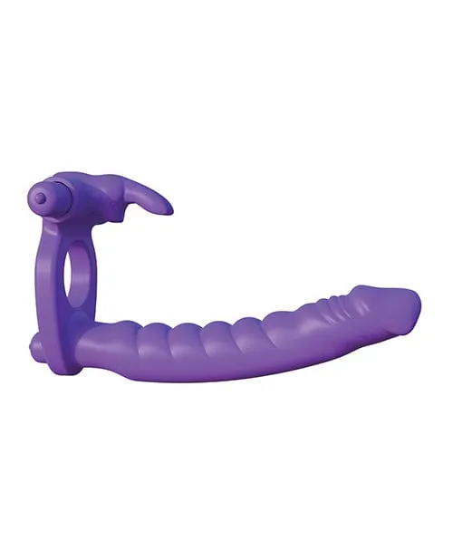Vibrators Pipedream Products Fantasy CRingz Silicone Double Pene Rabbit Purple Vibrators Pipedream Products Fantasy CRingz Silicone Double Pene Rabbit Purple