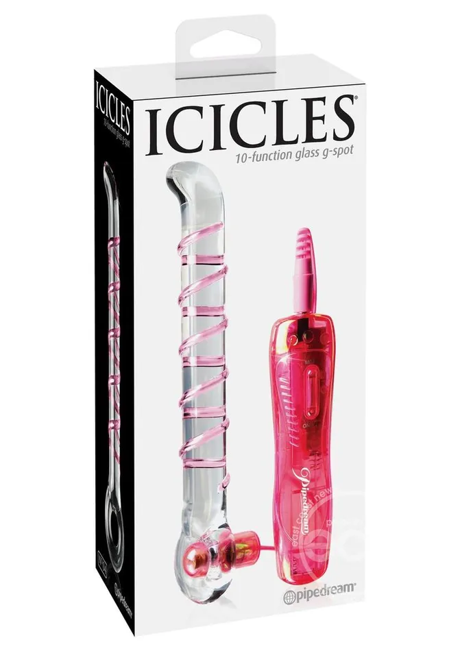 10Function Glass GSpot Vibrating Wand Ecn Female Sex Toys