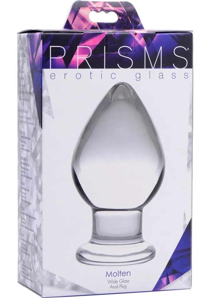 Anal Prisms Prisms Molten Wide Glass Butt Plug