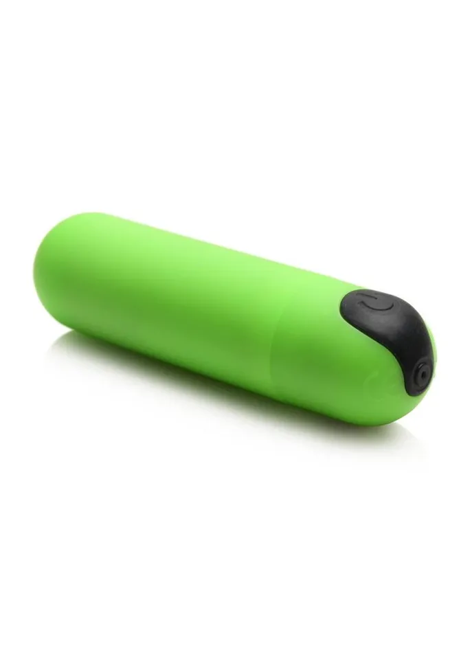 Bang 28x Glow In The Dark Rechargeable Silicone Bullet with Remote BANG Female Sex Toys