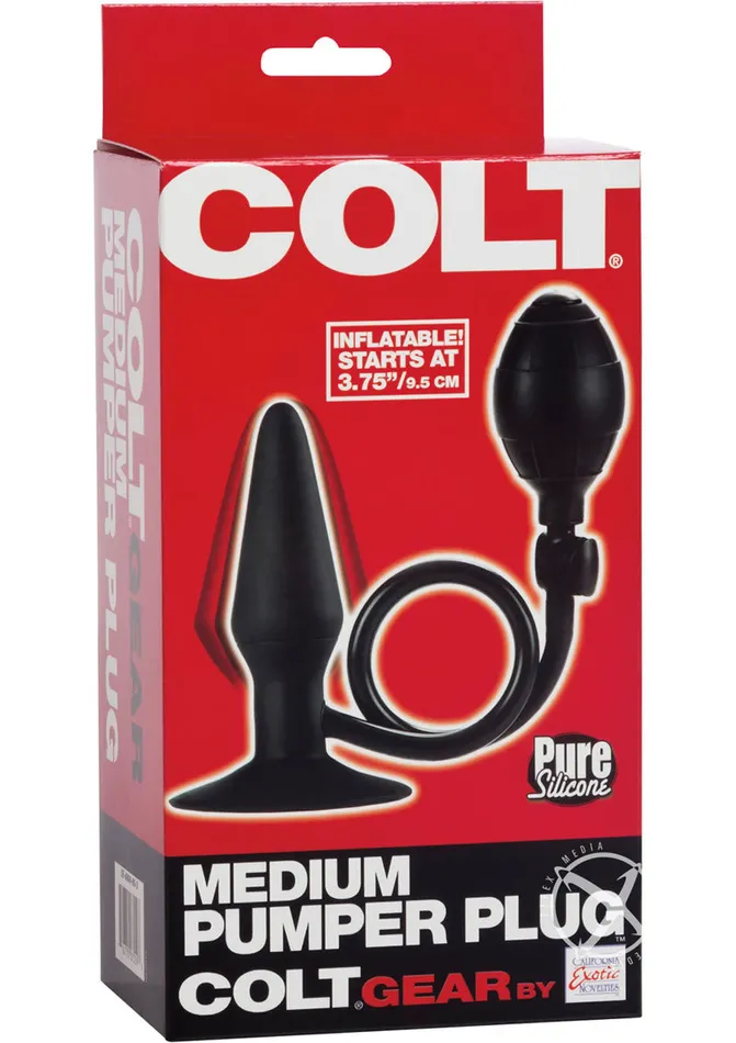 Colt Anal Colt Silicone Medium Pumper Plug Butt Plug Colt Anal Colt Silicone Medium Pumper Plug Butt Plug