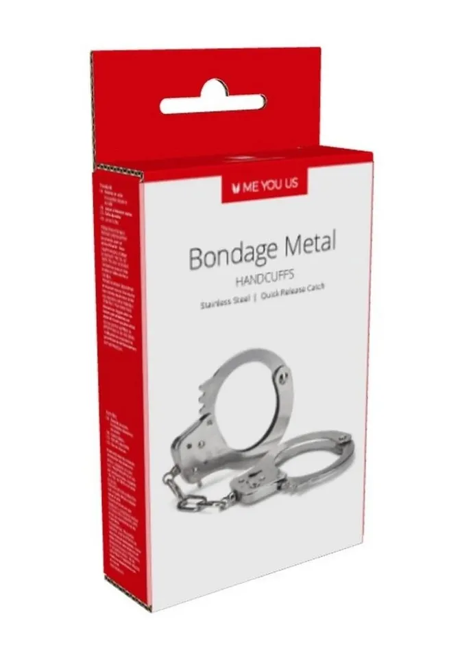 Couples Me You Us ME YOU US Bondage Metal Handcuffs Stainless