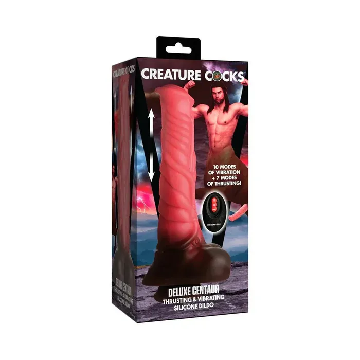Creature Cocks Centaur Thrusting Vibrating Silicone Dildo with Remote Control XR LLC Female Sex Toys Creature Cocks Centaur Thrusting Vibrating Silicone Dildo with Remote Control XR LLC Female Sex Toys