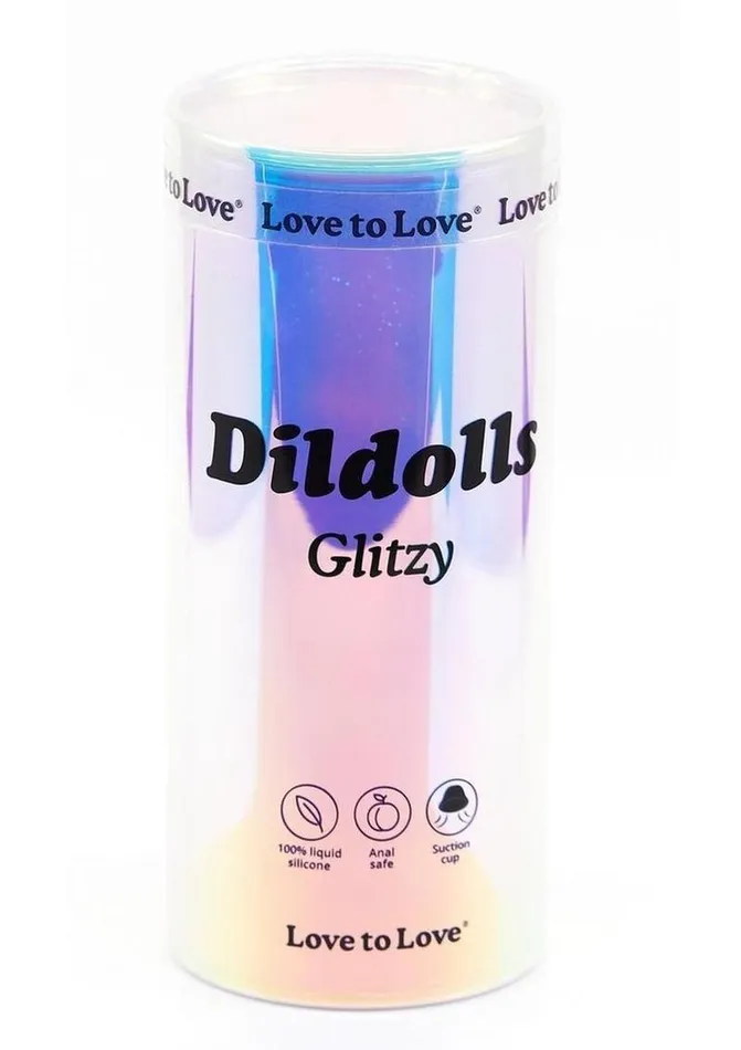 Dildolls Glitzy Silicone Dildo Love to Love Dildos