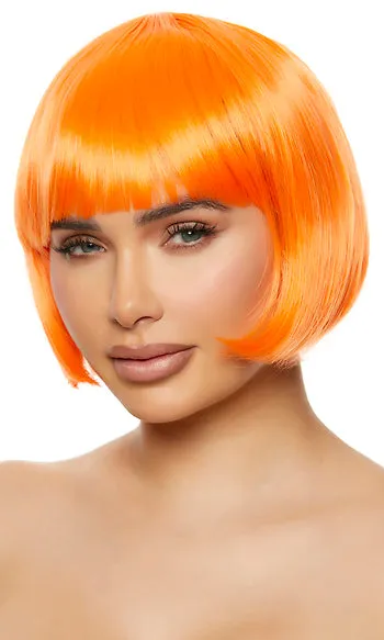 DREAM GIRL Vibrators Element orange wig