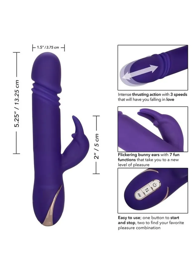 Female Sex Toys Jack Rabbit Jack Rabbit Signature Silicone Thrusting Rabbit Rechargeable Vibrator Female Sex Toys Jack Rabbit Jack Rabbit Signature Silicone Thrusting Rabbit Rechargeable Vibrator