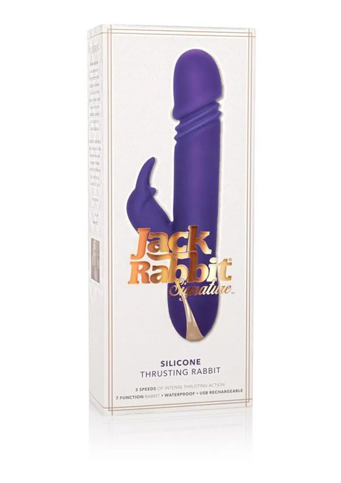 Female Sex Toys Jack Rabbit Jack Rabbit Signature Silicone Thrusting Rabbit Rechargeable Vibrator Female Sex Toys Jack Rabbit Jack Rabbit Signature Silicone Thrusting Rabbit Rechargeable Vibrator