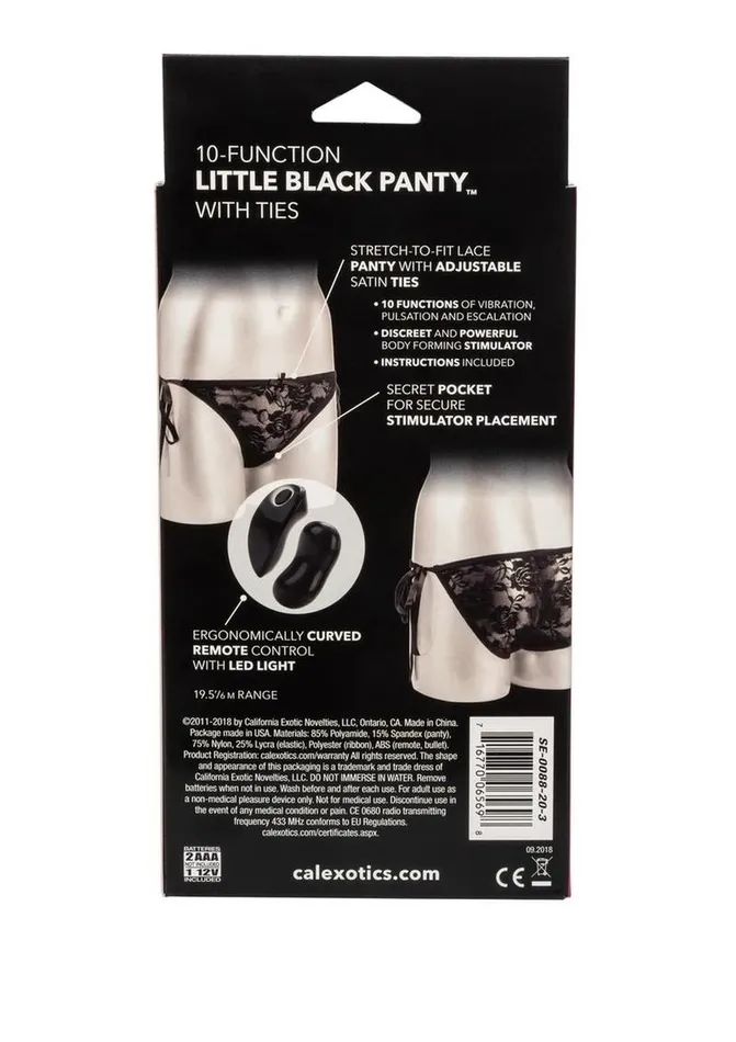 Female Sex Toys Pleasure Panties Little Black Panty Vibe Massager with Remote Control