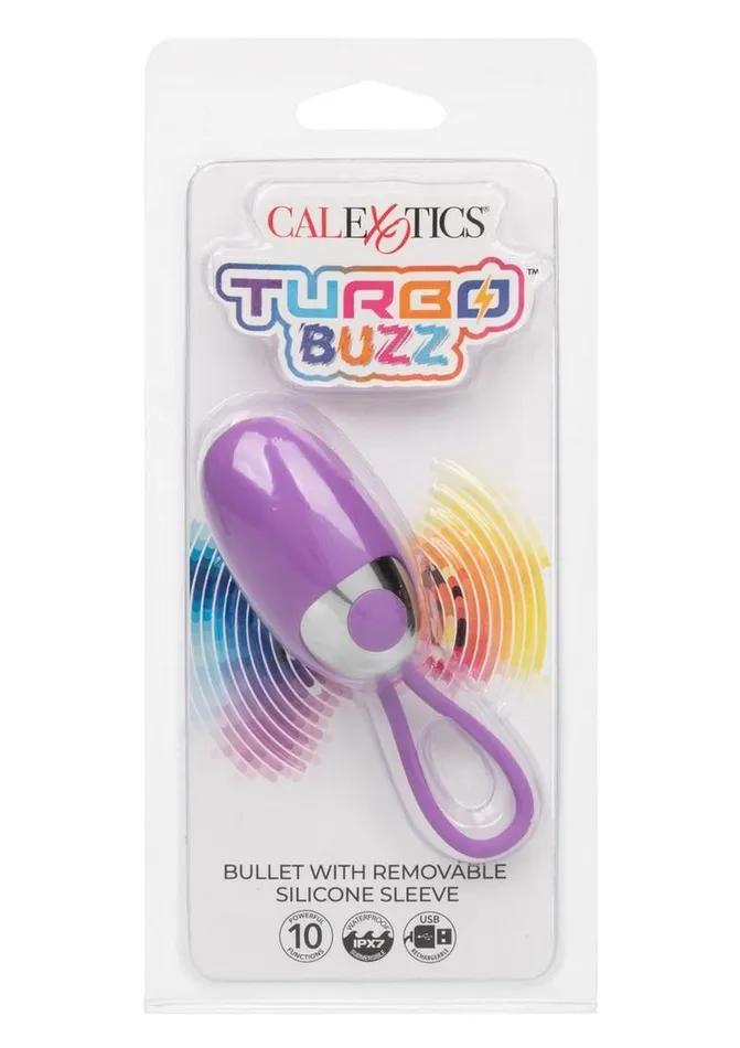 Female Sex Toys Turbo Buzz Turbo Buzz Rechargeable Bullet with Removable Silicone Sleeve