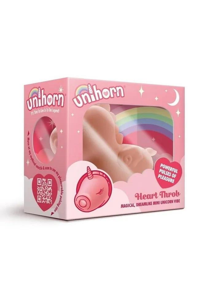 Female Sex Toys Unihorn Heart Throb The Pulsing One Silicone Clitoral Stimulator Unihorn