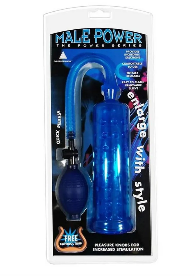Golden Triangle Male Power The Power Series Penis Pump with Pleasure Knobs Male Sex Toys Golden Triangle Male Power The Power Series Penis Pump with Pleasure Knobs Male Sex Toys