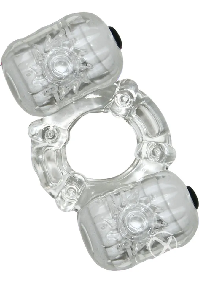 Hero Couples Hero Double Pleaser Teaser Vibrating Cock Ring