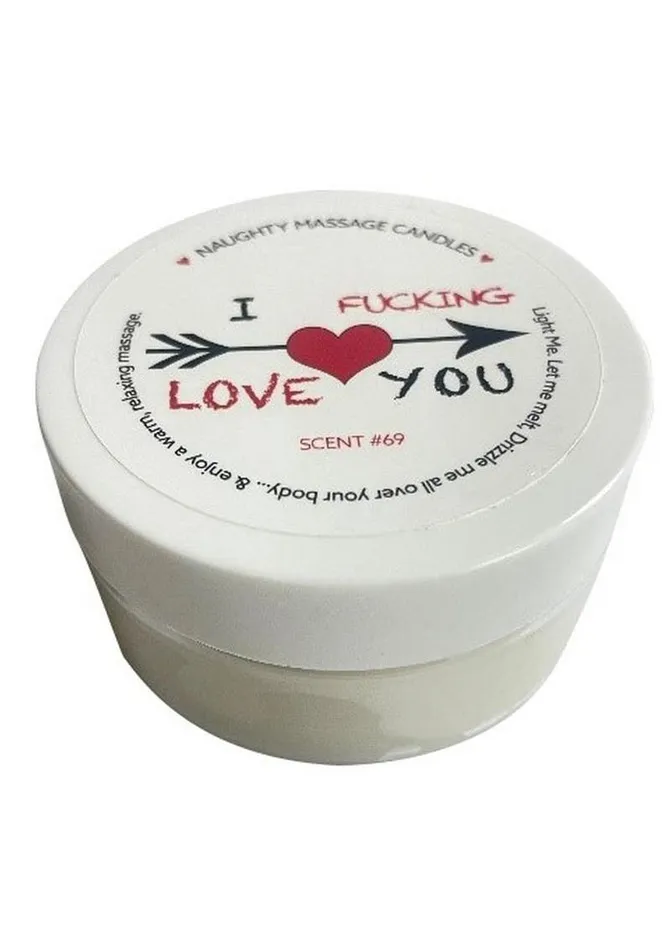 Kama Sutra Vibrators Kama Sutra Naughty Massage Candle I Fcking Love You
