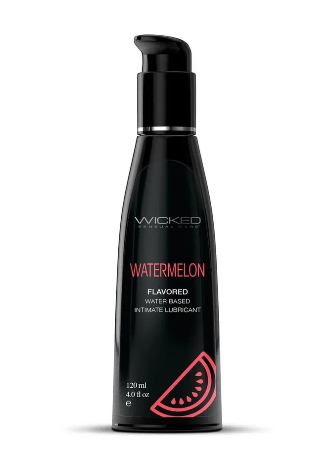 Lubricants Wicked Aqua Wicked Aqua Water Based Flavored Lubricant Watermelon