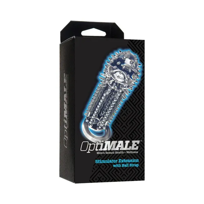 Male Sex Toys Doc Johnson OptiMale Stimulator Extension Clear