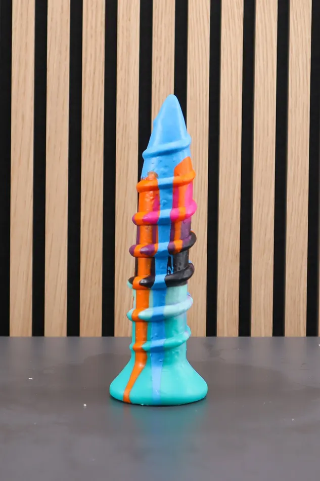 Male Sex Toys PhreakClub Screw Large Soft GITD FLOP uneven base shape