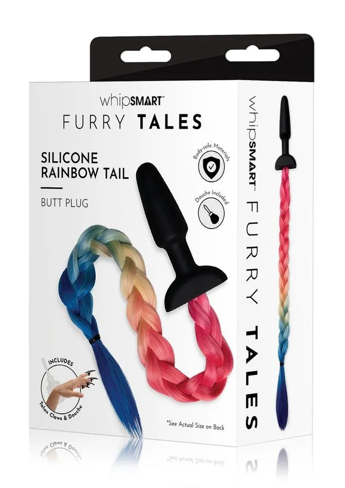 Male Sex Toys Whipsmart WhipSmart Silicone Plug 375in with Unicorn Tail