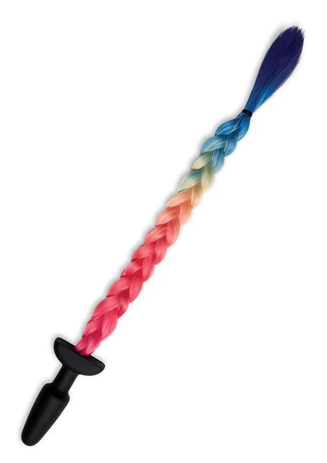 Male Sex Toys Whipsmart WhipSmart Silicone Plug 375in with Unicorn Tail