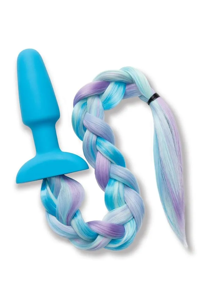 Male Sex Toys Whipsmart WhipSmart Silicone Plug 375in with Unicorn Tail
