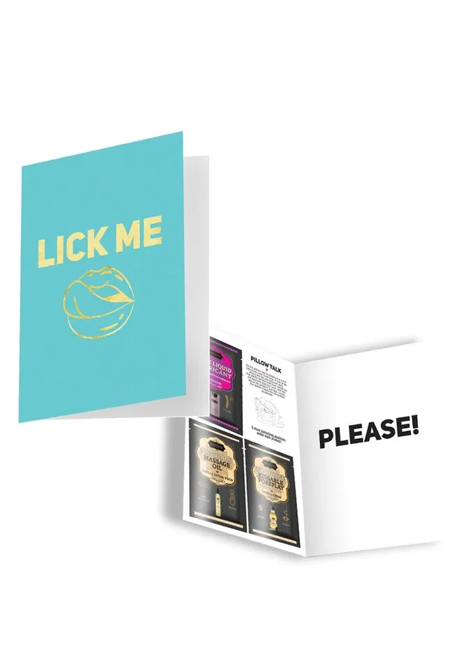 Naughty Notes Vibrators Kama Sutra Naughty Notes Greeting Card Lick Me