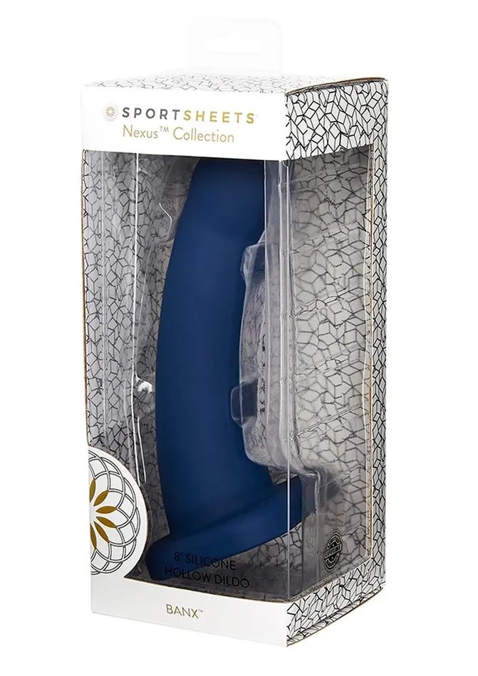 Nexus Collection Nexus Collection By Sportsheets Banx Silicone Hollow Sheath Dildo Female Sex Toys