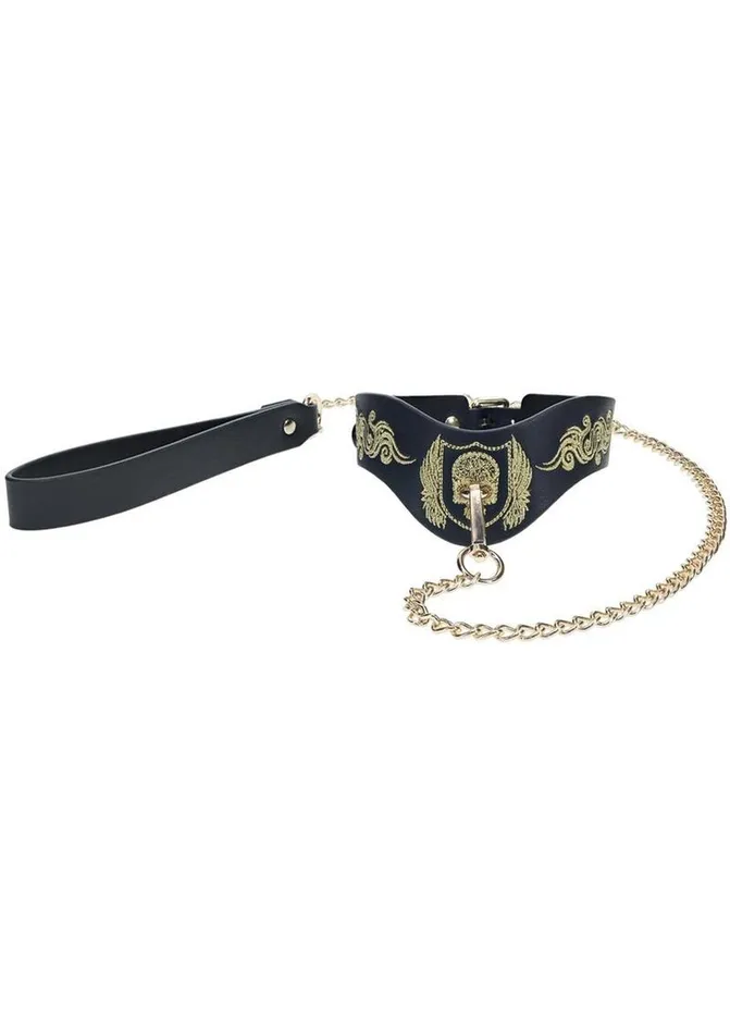 Ouch Female Sex Toys Ouch London Collection Collar with Leash