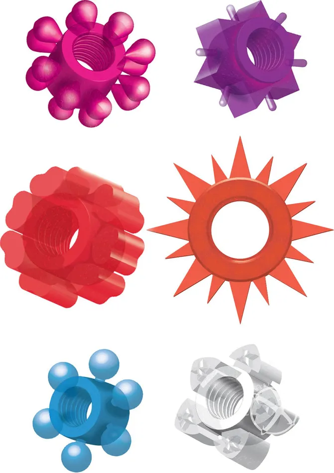 Pleasure Stars Jelly Cock Rings Wet Dreams Dildos