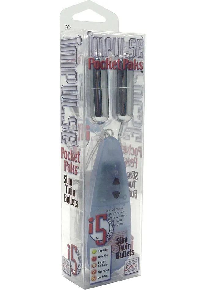 Pocket Exotics Impulse Slim Twin Bullets Pocket Exotics Female Sex Toys Pocket Exotics Impulse Slim Twin Bullets Pocket Exotics Female Sex Toys