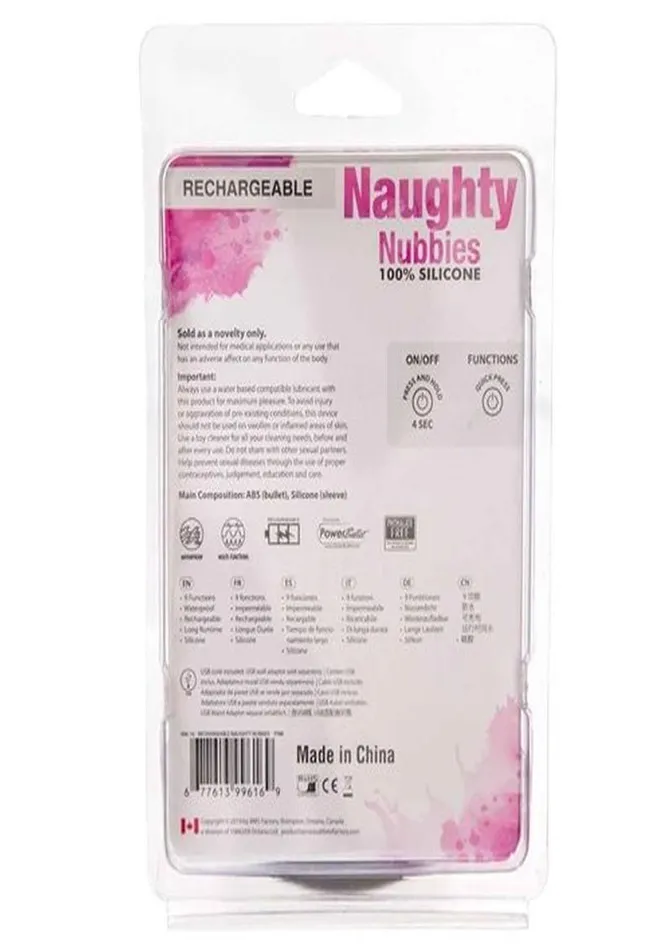 Powerbullet Naughty Nubbies Silicone Rechargeable Finger Massager Powerbullet Female Sex Toys Powerbullet Naughty Nubbies Silicone Rechargeable Finger Massager Powerbullet Female Sex Toys