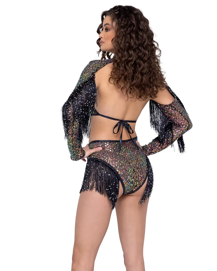Roma Costume Inc Vibrators 6222 Sequin Fishnet Shrug Roma Costume Inc Vibrators 6222 Sequin Fishnet Shrug