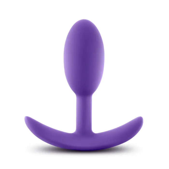 Anal Blush Novelties Luxe Wearable Vibra Slim Plug Small Purple