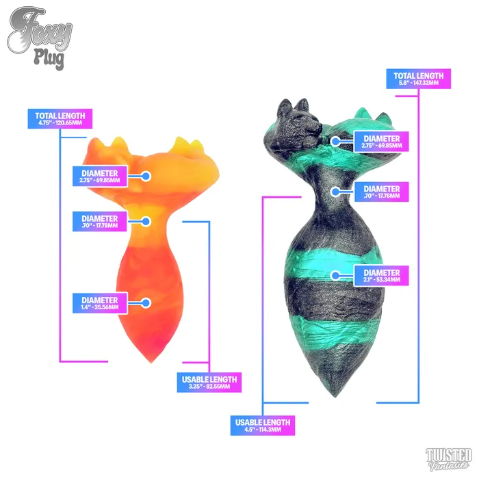 Anal Twisted Fantasies Premade Foxy the Fox Butt Plug