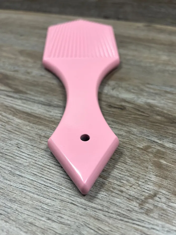 Ballisticmetal Female Sex Toys Wholesale Pretty in Pink Alastor Aluminum Spanking Paddle with Machined Spikes on Face Smooth Back Ballisticmetal Female Sex Toys Wholesale Pretty in Pink Alastor Aluminum Spanking Paddle with Machined Spikes on Face Smooth Back