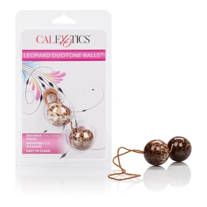 CalExotics The Leopard Duo Tone Balls Dildos