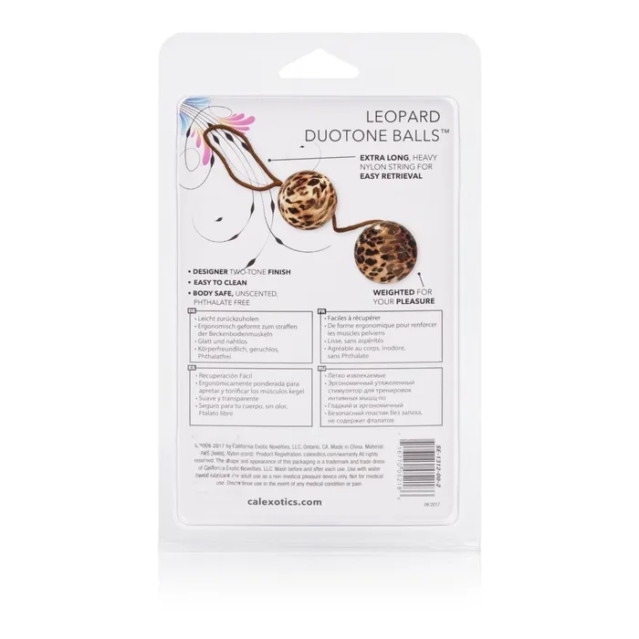 CalExotics The Leopard Duo Tone Balls Dildos