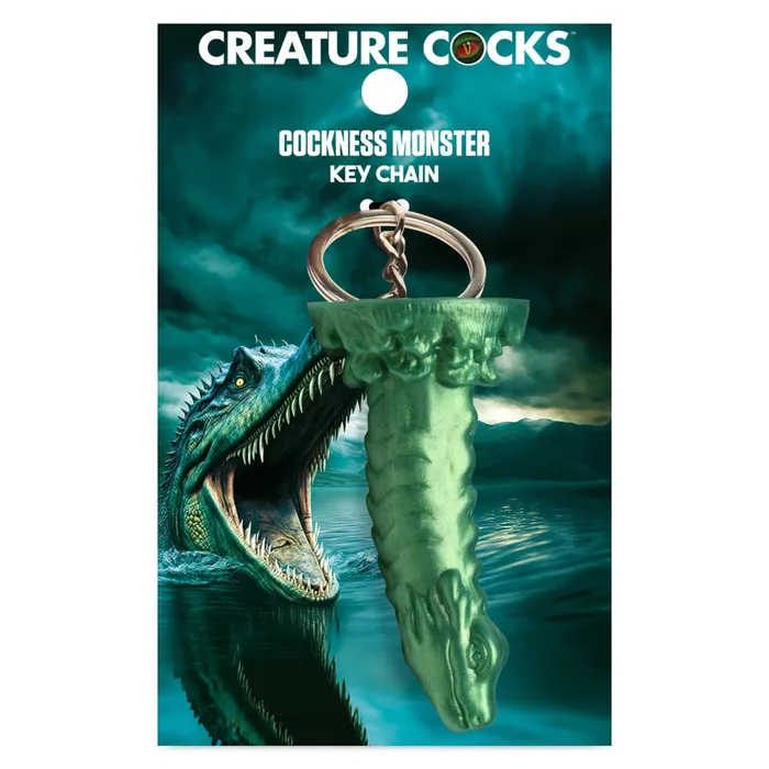 Cockness Monster Keychain Green XR Brands Creature Cocks Vibrators