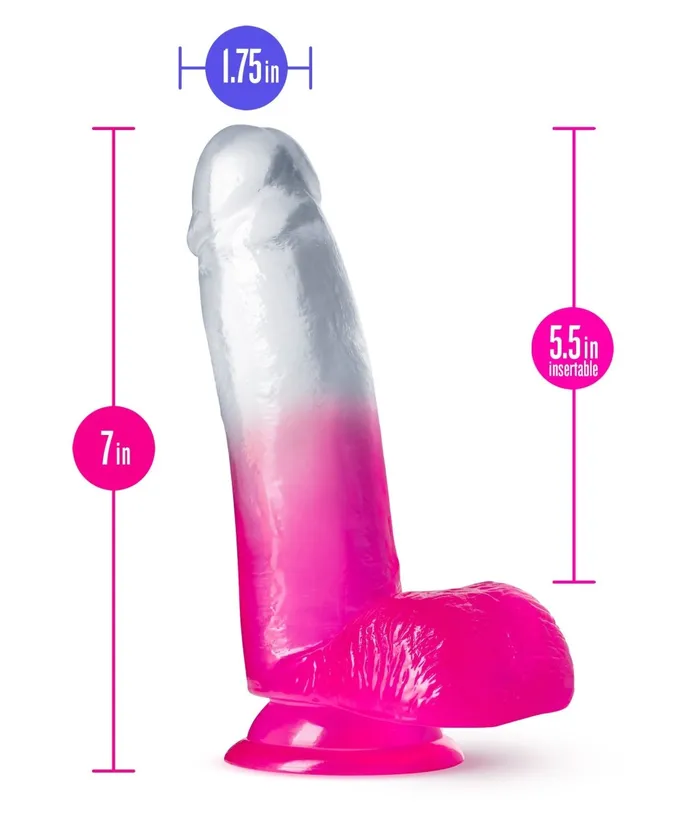 Dildos Blush Novelties B Yours Sugar Magnolia 7 Inch Dildo Fuchsia Dildos Blush Novelties B Yours Sugar Magnolia 7 Inch Dildo Fuchsia