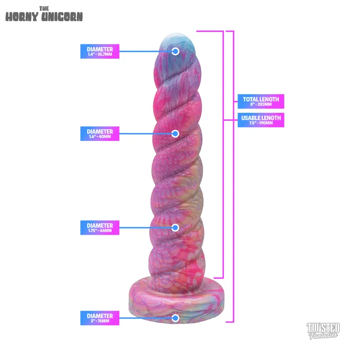 Dildos Horny the Unicorn Dildo Twisted Fantasies