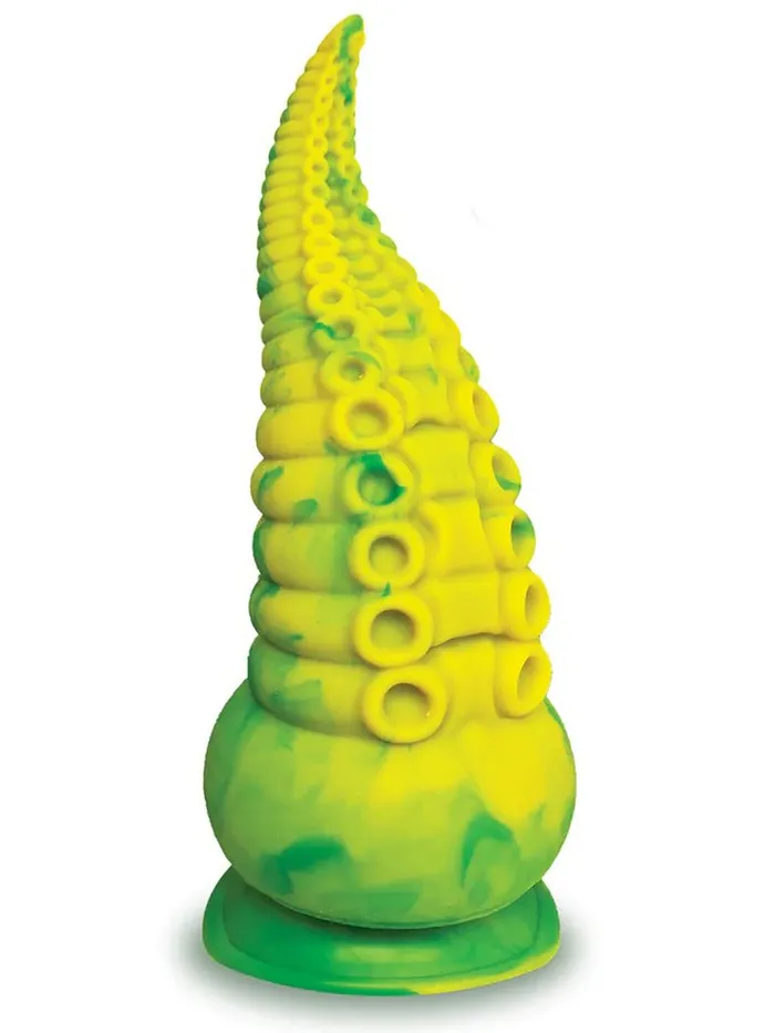 Dildos Icon Brands Alien Nation Octopod Silicone Rechargeable Vibrating Creature Dildo Yellow and Green Dildos Icon Brands Alien Nation Octopod Silicone Rechargeable Vibrating Creature Dildo Yellow and Green