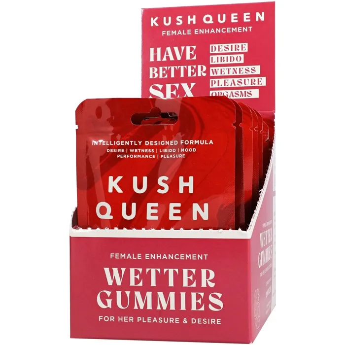 Doc Johnson Enhancers Kush Queen Wetter Gummies Female Enhancement 12 Pack Display 1 Per Pack Doc Johnson Enhancers Kush Queen Wetter Gummies Female Enhancement 12 Pack Display 1 Per Pack