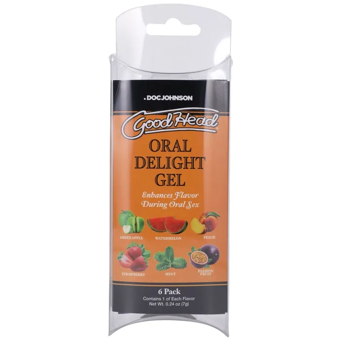 Doc Johnson Goodhead Oral Delight Gel 6 Pack 024 Oz Enhancers Doc Johnson Goodhead Oral Delight Gel 6 Pack 024 Oz Enhancers